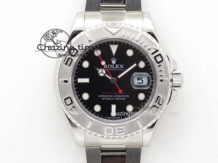 SS A2836 Dial Brown VRF Bracelet Best on SS RG 1:1 Yacht-Master 116621 Edition 0126